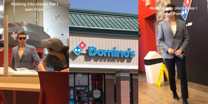 Kocak! Pelanggan Ini Kecoh Restoran Pizza dengan Berbusana Necis