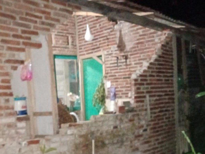 Rumah warga di Banjarnegara rusak terdampak gempa Bantul, Jumat (30/6/2023).