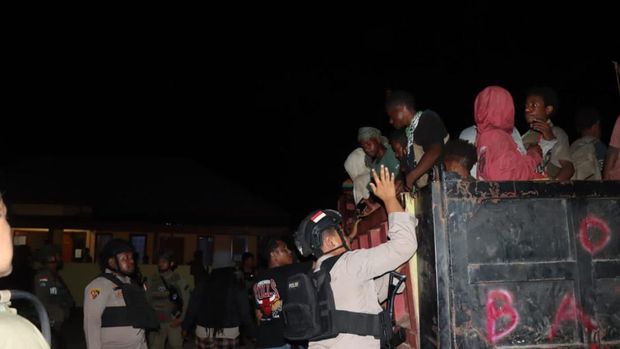 63 Warga Distrik Koroptak Nduga Mengungsi ke Kenyam. Foto: Dokumen Istimewa