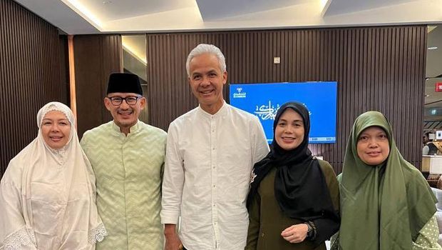 Ganjar dan Sandiaga di Bandar Jeddah