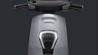 Desain Honda U-GO 2023 masih sama seperti model sebelumnya, yakni berdimensi mungil dengan aksen yang serba mematah. Semuanya dibuat ringkas dan simpel layaknya motor listrik untuk penggunaan harian. Foto: Wuyang Honda
