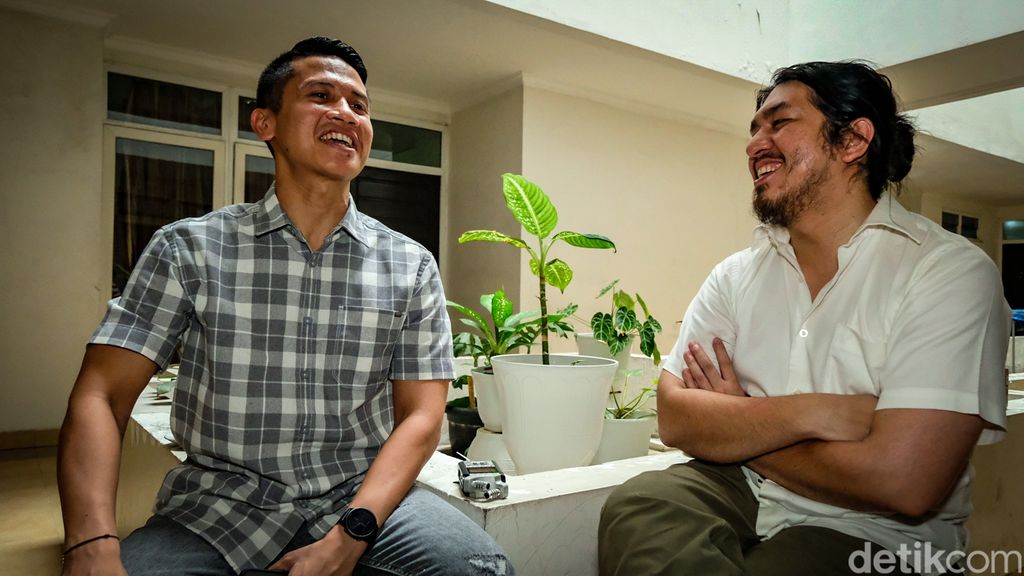 Ajudan Presiden Jokowi, Kompol Syarif Muhammad Fitriansyah, saat diwawancarai detikcom di Jakarta untuk HOT Questions, Juni 2023.