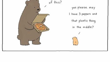 Kirain dia mau pizza-nya, ternyata... ah sudahlah. Foto: (Dok. Bored Panda).