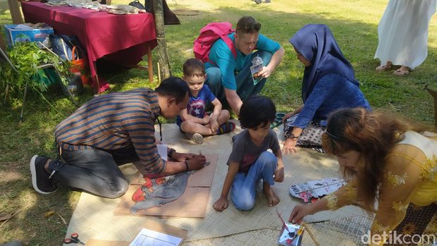 Kegiatan Kumpul Bocah di Candi Borobudur Magelang, Sabtu (1/7/2023).