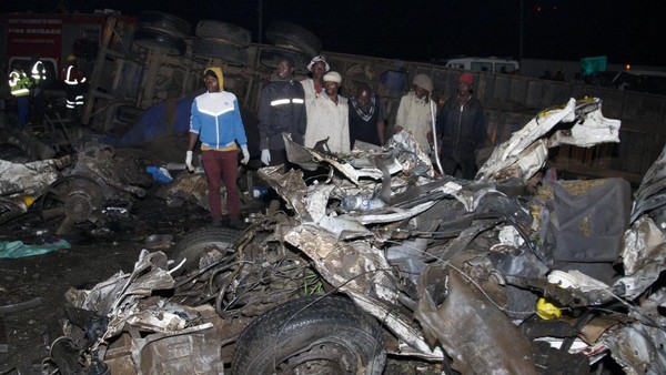 Potret Kecelakaan Maut yang Tewaskan 48 Orang di Kenya