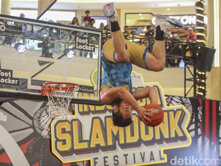 Keren, Ada Aksi Slamdunk Festival di Pusat Perbelanjaan Jakarta Lho