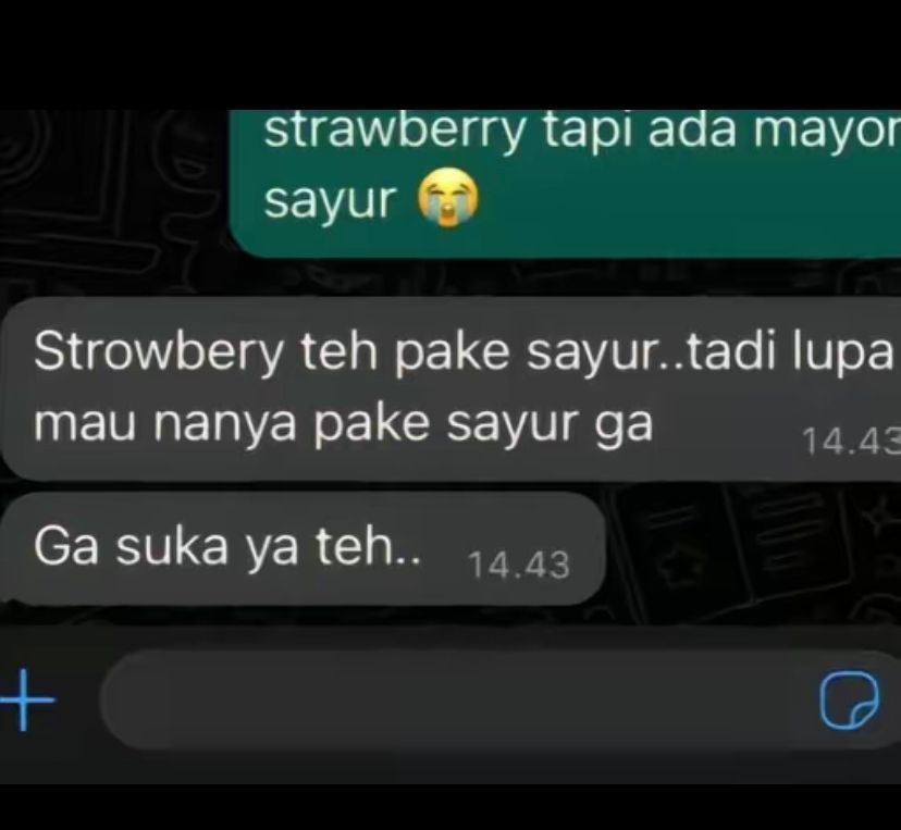 Kocak! Pesan Roti Bakar Cokelat Isinya Malah Timun dan Mayones