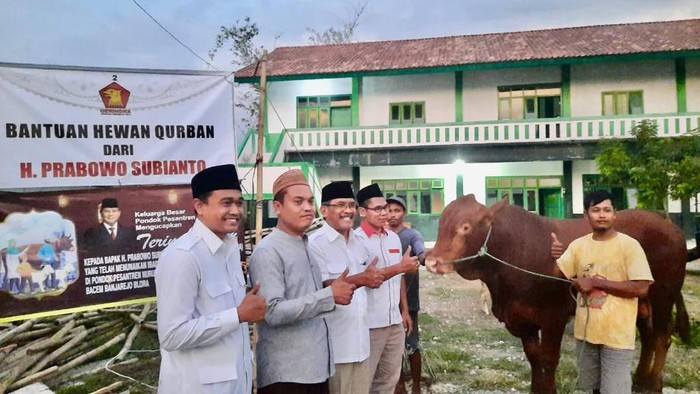 Kurban Ratusan Hewan, Prabowo Salurkan ke Gus Mus hingga Habib Luthfi (dok. istimewa)