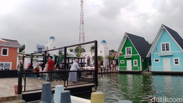 Lokasi wisata Oasis di Sukabumi.