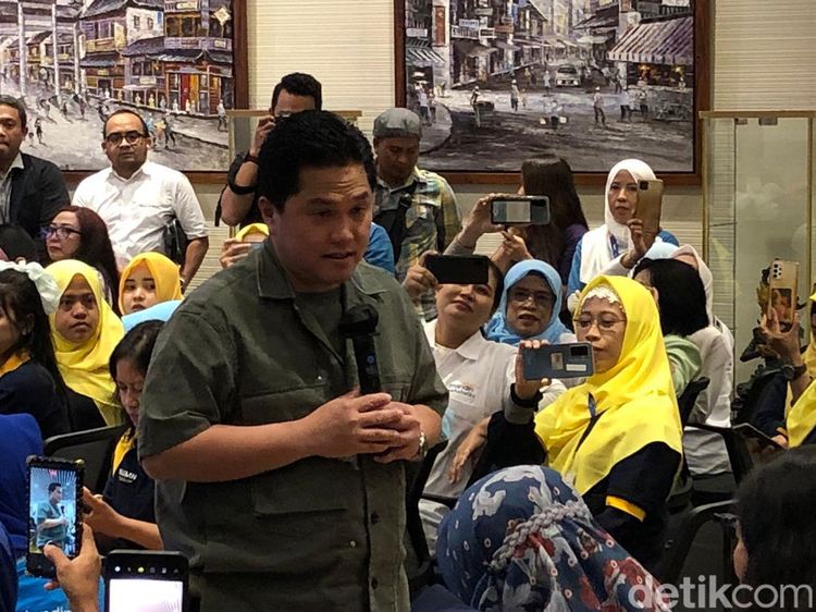 Potret Erick Thohir Ajak TKI di Hong Kong Jadi Pengusaha