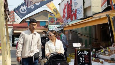 Nikita Willy Ajak Anak Kulineran di Jepang hingga Belanja ke Eropa