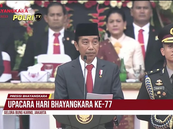 Presiden RI Joko Widodo (screenshot YouTube Polri TV)