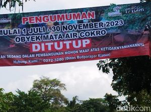 Wisata Umbul Cokro Klaten Resmi Ditutup hingga 30 November Lur!