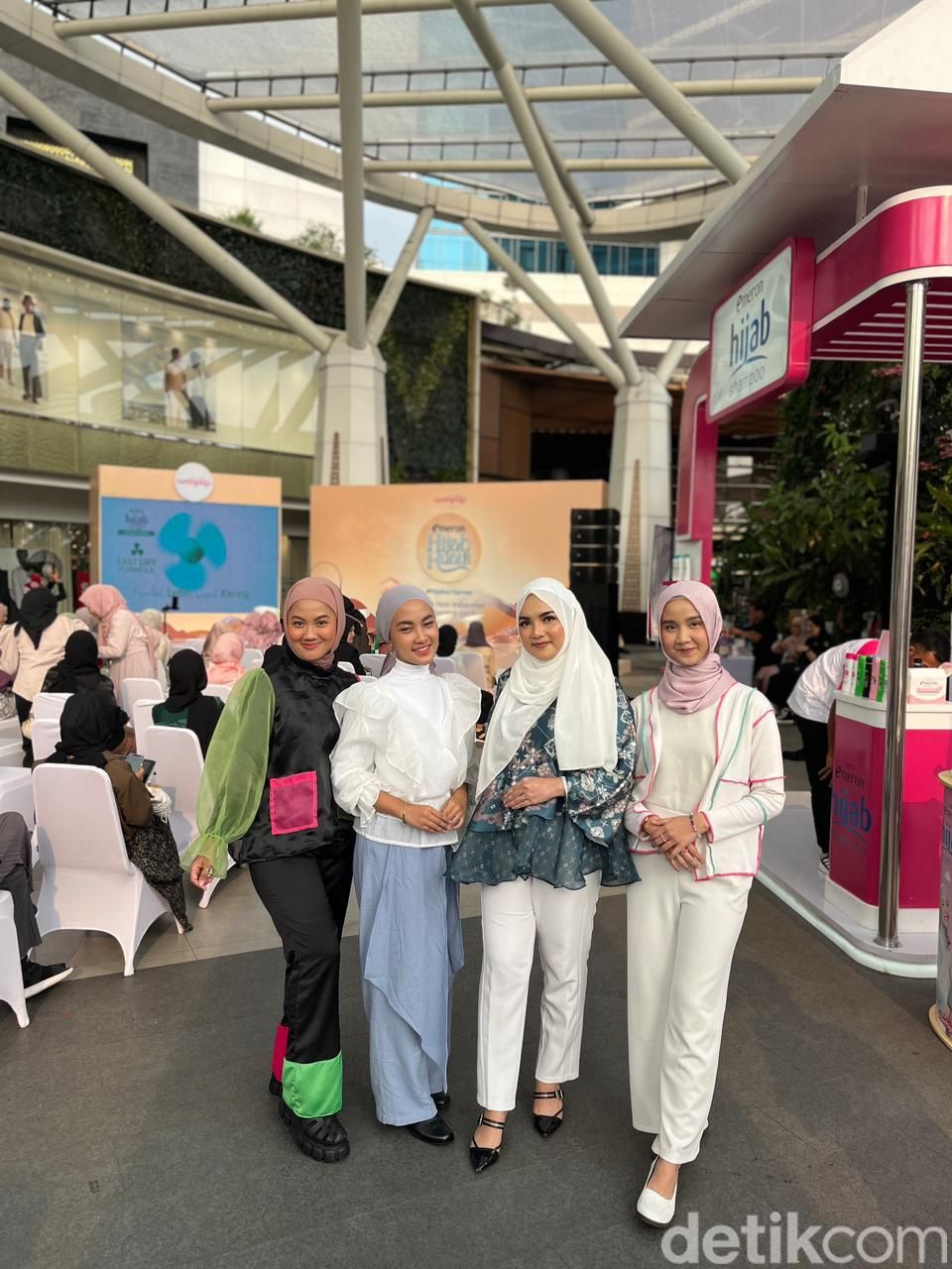 Suasana audisi Emeron Hijab Hunt 2023 di Bandung.