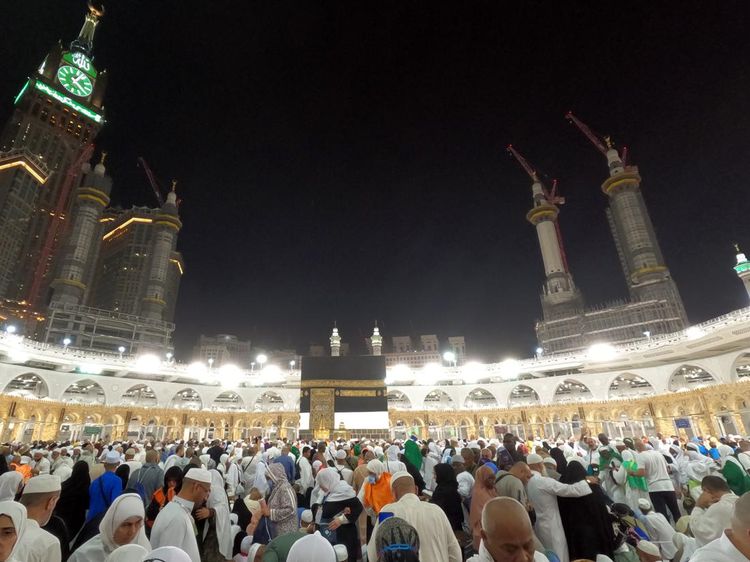 Potret Tawaf Ifadah Jemaah Haji di Masjidil Haram