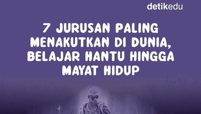 Infografis: 7 Jurusan Paling Menakutkan di Dunia, Belajar Hantu-Mayat Hidup