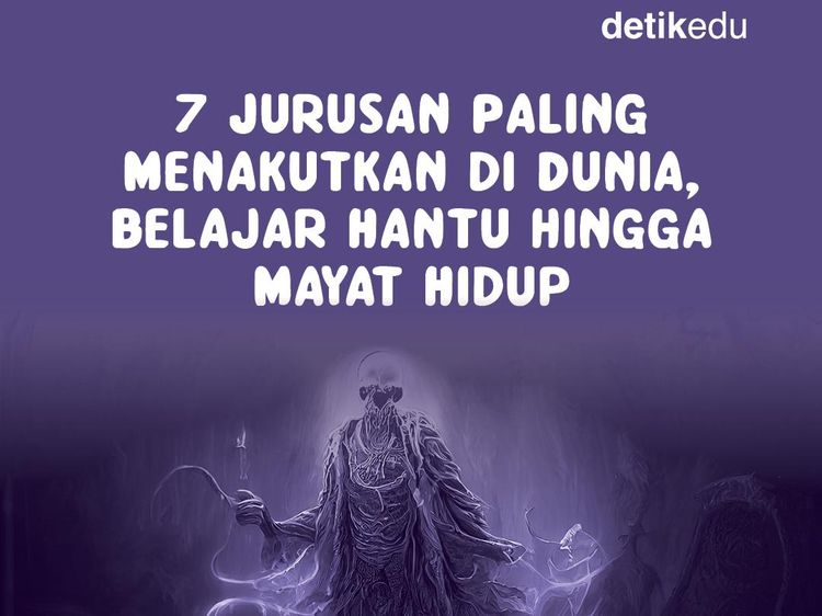 Infografis: 7 Jurusan Paling Menakutkan di Dunia, Belajar Hantu-Mayat Hidup