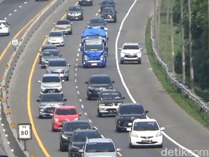 Rekayasa Lalin saat Nataru di Jabar: One Way di Tol-Contraflow