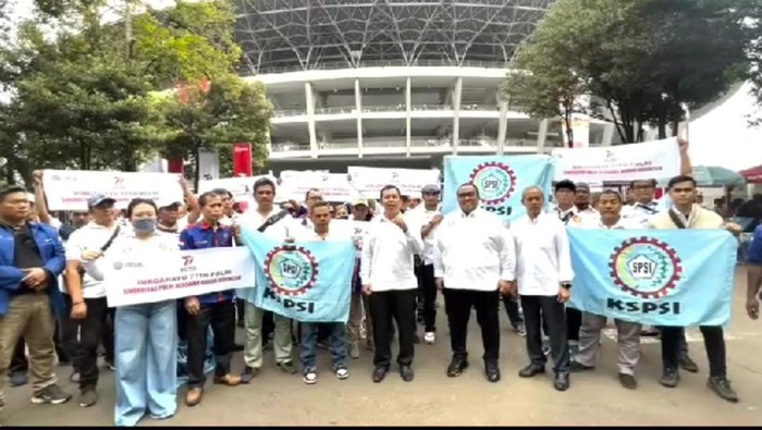 KSPSI ikut ramaikan Hari Bhayangkara ke-77 di GBK