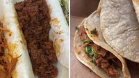Menghadirkan Tacos pada salah satu gerainya, restoran di Disneyland ini dianggap gagal. Tacos yang dijual hanya berupa burrito dengan daging cincang tanpa bahan lain. Foto: Bored Panda