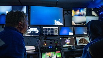 Ini adalah ruangan khusus di mana Odysseus dikendalikan di kedalaman air laut. Foto: Pelagic Research Services