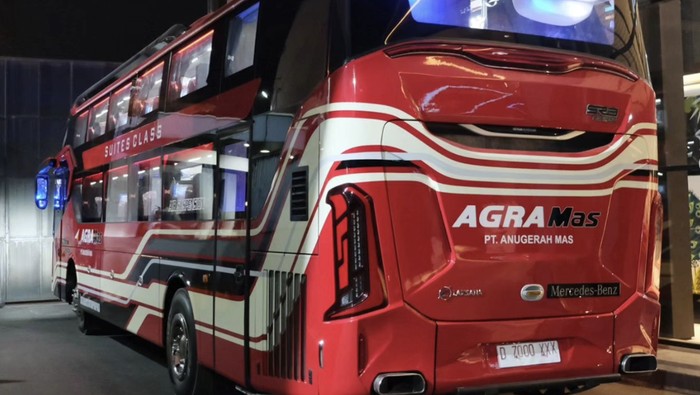 Sleeper bus baru PO Agra Mas
