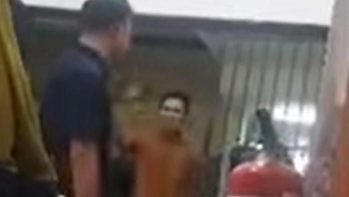 Tangkapan layar Ketua DPRD Bantaeng Hamsyah Ahmad mengamuk di RSUD Anwar Makkatutu.