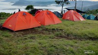 Camping area di Bukit Tirai Embun.