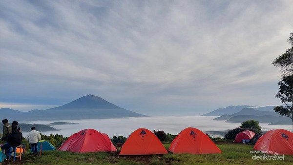 Terpikat Panorama Gunung Kerinci dari Bukit Tirai Embun