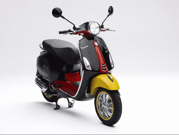 Wujud Detail Vespa Mickey Mouse yang Dijual Rp 60 Jutaan