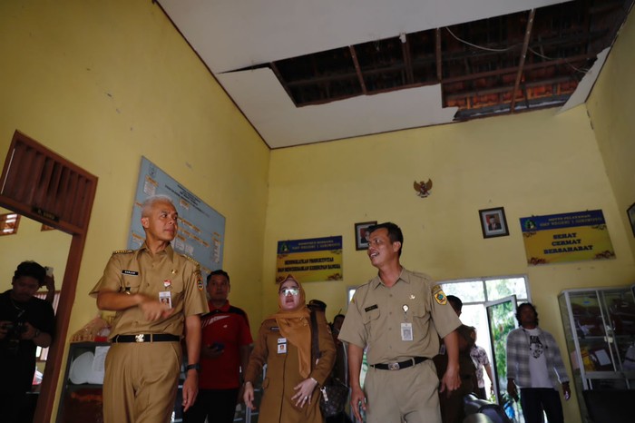 Cek Dampak Gempa DIY, Ganjar Pastikan KBM di Wonogiri Tak Terganggu