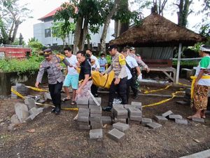 Mayat Pria Ditemukan Tergeletak di Bekas Posko Damkar Gianyar