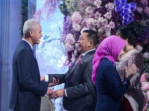 Ganjar Pranowo & Pejabat Publik Lainnya Hadiri Pernikahan Putri Bamsoet