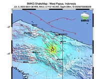 Gempa Bumi Terkini M 5,0 Guncang Keerom Papua, Tak Berpotensi Tsunami