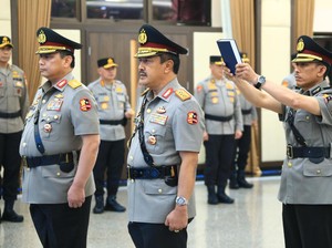 Kapolri Resmi Lantik Komjen Agus Andrianto Jadi Wakapolri