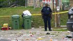 Kondisi Lokasi Penembakan yang Tewaskan 2 Orang di Baltimore AS