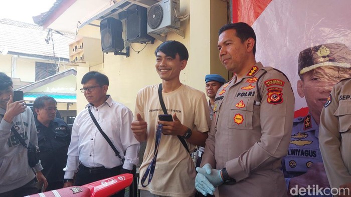 Korban begal berkus cokelat berterima kasih ke Kapolresta Bogor Kota Kombes Bismo Teguh Prakoso.
