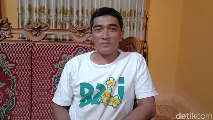 Lokasi KKN Mahasiswa UGM diduga mesum di Pucungroto Purworejo. Kades Pucungroto Eddy Widodo saat ditemui di rumahnya, Senin (3/7/2023).