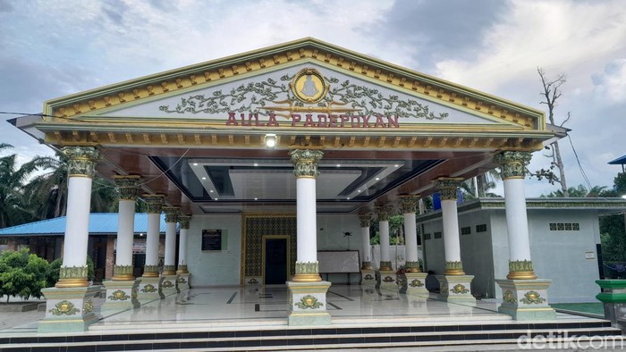 Padepokan Sendang Sejagadt  tempat viral pembuatan konten wanita imam salat di Langkat. (Nizar Aldi/detikSumut)