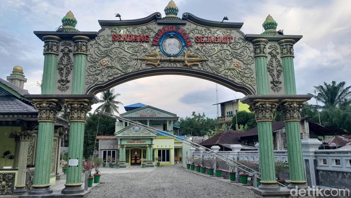 Padepokan Sendang Sejagadt  tempat viral pembuatan konten wanita imam salat di Langkat. (Nizar Aldi/detikSumut)