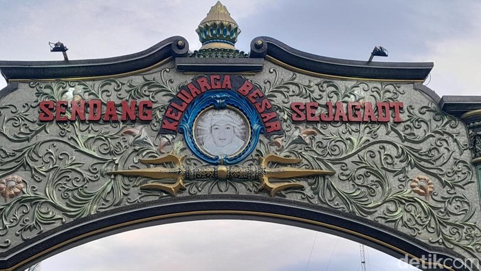 Padepokan Sendang Sejagadt tempat viral pembuatan konten wanita imam salat di Langkat. (Nizar Aldi/detikSumut)