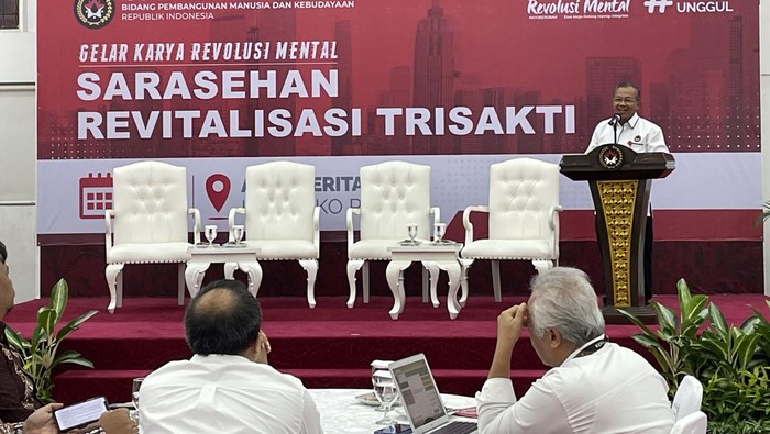 Pembukaan sarasehan revitalisasi Trisakti (Silvia-detikcom)