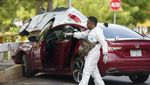 Penampakan Mobil Pria yang Dibunuh Orang Tak Dikenal di Meksiko