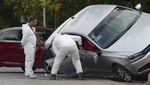 Penampakan Mobil Pria yang Dibunuh Orang Tak Dikenal di Meksiko