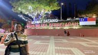 Suasana Melaka saat malam hari.