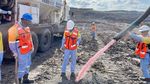 Potret Detik-detik Peledakan di Tambang Bukit Asam