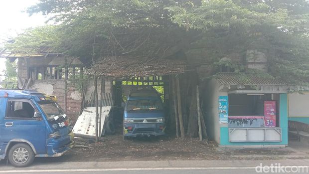 Potret eks stasiun Telukagung atau Halte Lobener