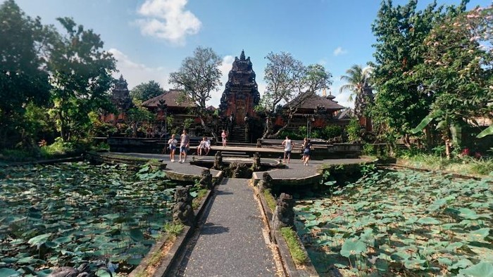 Pura Taman Saraswati, Ubud, Gianyar. (Tangkapan layar)