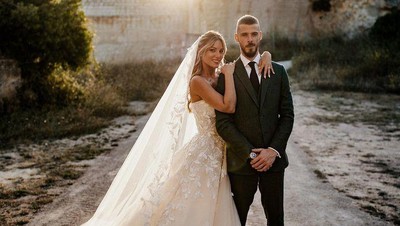 Potret Mesra David De Gea dan Istri yang Pernikahannya Jadi Sorotan Fans MU