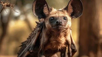 Saat hyena dikawinkan dengan kelelawar menjadi hyenbat. Foto: Reddit/Macilento